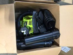 Lot of  Ryobi cordless backpack Blowers - 1 battery and 1 Charger only customer returns