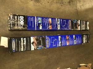 Lot of 2 800 lbs. Load Capacity Aluminum Universal Truck Rack by WERNER Customer Returns See Pictures