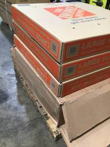 Pallet of Assorted HD Moving Boxes See Pictures