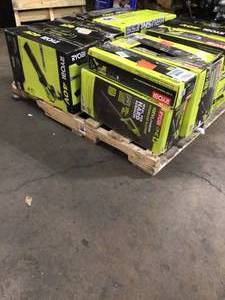 Lot of Assorted Ryobi Power Lawn Care Items Customer Returns See Pictures