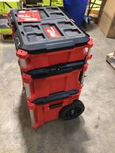 PACKOUT 22 in. Modular Tool Box Storage System by Milwaukee Customer Returns See Pictures