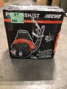 233 MPH 651 CFM 63.3cc Gas 2-Stroke Cycle Backpack Leaf Blower with Tube Throttle by ECHO Customer Returns See Pictures