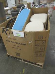 lot 311 image: MIXED PALLET OF MISCELLANEOUS HOME DECORIMPROVEMENT ITEMS AND MORE