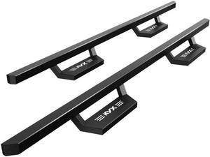 lot 405 image: KYX Running Boards fit for 2005-2022 Toyota Tacoma Double Cab, 5 inches Car Door Side Steps Nerf Bars Truck Boards Step Rails
