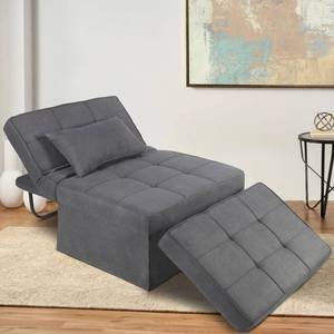 lot 320 image: Polar Aurora 4 in 1 Multi-Function convertible Ottoman Sofa Bed Model NONKNOW