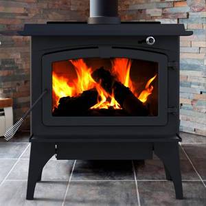 lot 324 image: Pleasant Hearth Wood Burning Stove Model GWS-1800-B