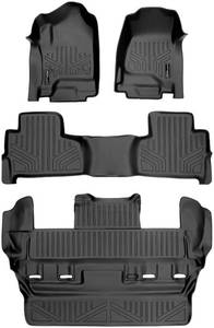 lot 334 image: SMARTLINER Custom Fit Floor Mats Compatible With 2015-2020 Chevrolet Model SA0136B0153C0153