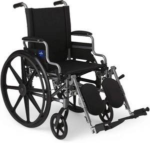 lot 347 image: Medline Lightweight Wheelchair Model MDS806550E