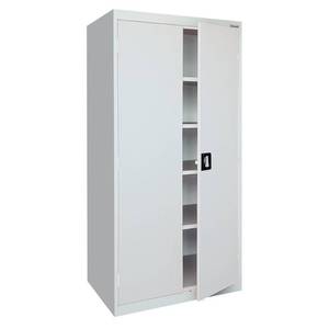 lot 361 image: Sandusky Classic Series 72 Free standing Storage Cabinet Model CA41361872-05 (Scratch & Dent)