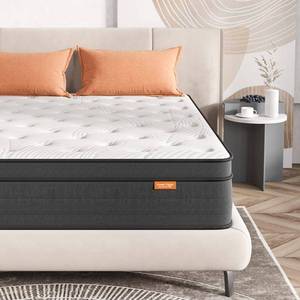 lot 1 image: Sweetnight 12 Full Size Plush Pillow Top Hybrid Mattress ModelSN-M008-F