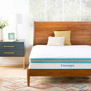 lot 21 image: Linenspa 10 Short Queen Memory Foam Hybrid Mattress Model LS10RQMFSP