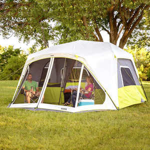 lot 10 image: CORE 10-person Instant Cabin Tent with Screen Room - color may vary