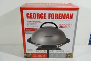 lot 13 image: George Foreman IndoorOutdoor Electric Grill