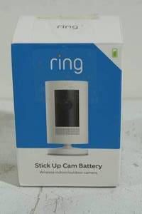 lot 18 image: Ring Stick Up Cam Battery Wireless IndoorOutdoor Camera