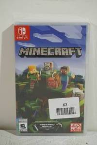 lot 62 image: NEW Minecraft Game for Nintendo Switch