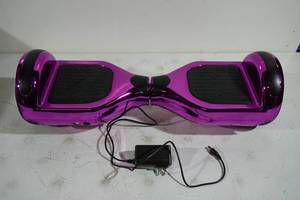 lot 41 image: Purple Chrome Hoverboard