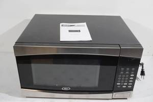 lot 82 image: Oster 1.6 Cu Ft Stainless Microwave