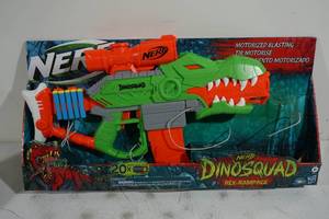lot 106 image: NERF Dinosquad Rex-Rampage Dart Blaster Gun