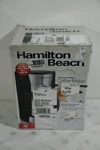 lot 169 image: NEW Hamilton Beach 12 Cup Programmable Coffee Maker