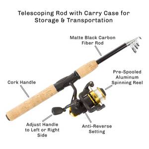 lot 11 image: Wakeman Telescopic Fishing Pole