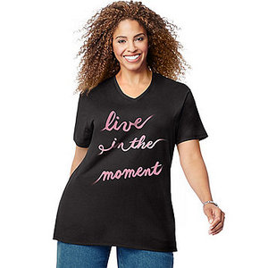 lot 152 image: 2 NEW Just My Size Graphic Tees - Small
