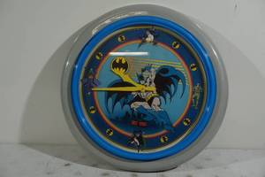 lot 164 image: 23 Diameter Batman Wall Clock
