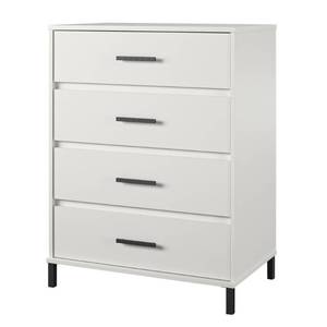 lot 210 image: Ameriwood Home Brewer 4 Drawer Dresser - White