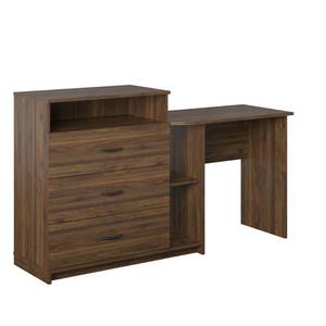lot 211 image: Ameriwood Home Rebel 3 in 1 Media, Dresser, Desk Combo