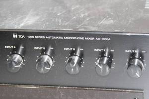 lot 49 image: TOA Electronics AX-1000A Professional Audio Automatic Microphone Mixer w 8 Modules