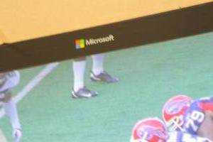 lot 52 image: Perceptive Pixel  Microsoft Surface 55 LCD Multi-Touch Touchscreen Video Display  Monitor