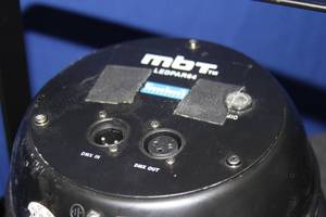 lot 65 image: PAIR of MBT DMX Controllable LED Par 64 Light Cans  Pro Lighting