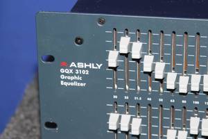 lot 72 image: Ashly GQX-3102 2-Channel 31-Band Pro Audio Graphic Equalizer EQ