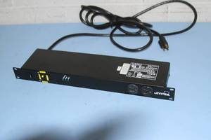 lot 78 image: Leviton 5500-190 Horizontal Rack Mount Surge Protective Power Distribution Unit