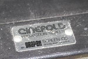 lot 81 image: Draper Cinefold Truss-Style Portable Folding Video Projection Screen