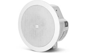 lot 104 image: JBL Control 24CT Micro 4.5 Commercial In-Ceiling Low Profile Audio Speakers - PAIR