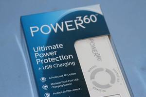 lot 112 image: Lot of 3 - New - Panamax P360 Six Outlet Surge Suppressor  Protector with Detachable USB Charging Ports