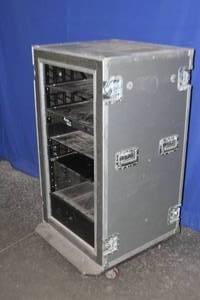 lot 126 image: Georgia Case Company - Shock-Mount Pro Audio & Video Equipment Road Case with Heavy Duty Casters Drawer & More