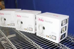 lot 138 image: iBaby M2 Wi-Fi WiFi Video Baby Monitor with 2-Way Talk - for iPhone  Android - New - Lot of 3