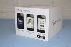 lot 136 image: iBaby M2 Wi-Fi WiFi Video Baby Monitor with 2-Way Talk - for iPhone  Android - New