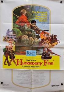 1974 Mark Twains Huckleberry Finn Original One Sheet Movie Poster - 27 x 41