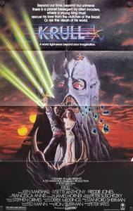 1983 KRULL Movie Poster - 25 x 38-12 - Looks like an Original that someone trimmed the white border off
