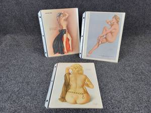 Lot of (2) Original Vargas Playboy Pinup Girl Prints - About 11 x 8 Each