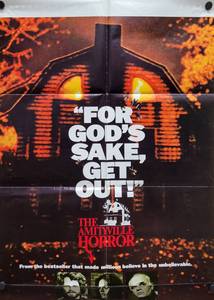 1979 The Amityville Horror Movie Poster - 25 x 33 - Looks like an Original that someone trimmed the white border and the credits off