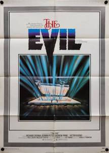 1978 The Evil Original One Sheet Movie Poster - 27 x 41