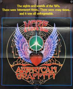 1979 More American Graffiti Movie Poster - 25 x 29-12 -  Looks like an Original that someone trimmed the white border and the credits off