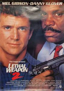 1989 Lethal Weapon 2 Movie Poster - 27 x 40 - See Description