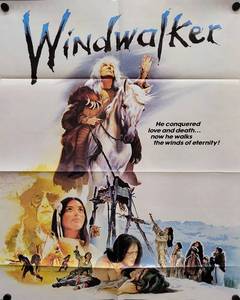 1980 Windwalker Movie Poster - 25 x 33 -  Looks like an Original that someone trimmed the white border and the credits off