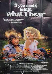 1982 If You Could See What I Hear Movie Poster - 25 x 36-12 - Looks like an Original that someone trimmed the white border off