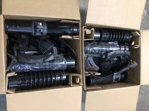 Lot of 2 175 MPH 760 CFM 38cc Gas Backpack Leaf Blower by RYOBI Customer Returns See Pictures