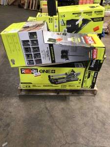 Lot of Mixed Assorted Ryobi Lawn Care and Power Tools See Pictures